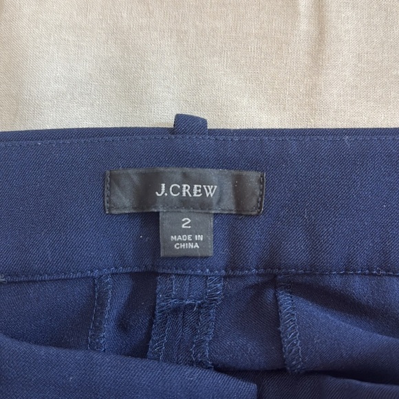 J. Crew Blue Dress Pants with Tapered Fit Size 2 - Picture 5 of 8